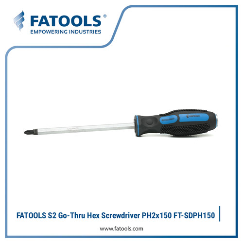 [EZM.0801471] FATOOLS SDPH150 - GO-THRU SCREWDRIVER TIP PHILLIPS SCREWDRIVER #2x150