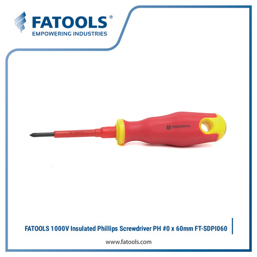 [EZM.0801496] FATOOLS SDPI060 - PHILLIPS I000V INSULATED SCREWDRIVER TIP # 0