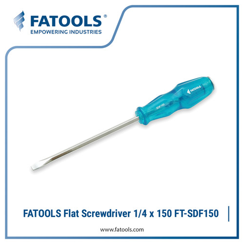 [EZM.0801511] FATOOLS FLAT SCREWDRIVER SDF150 - GO-THRU SCREWDRIVER TIP 6