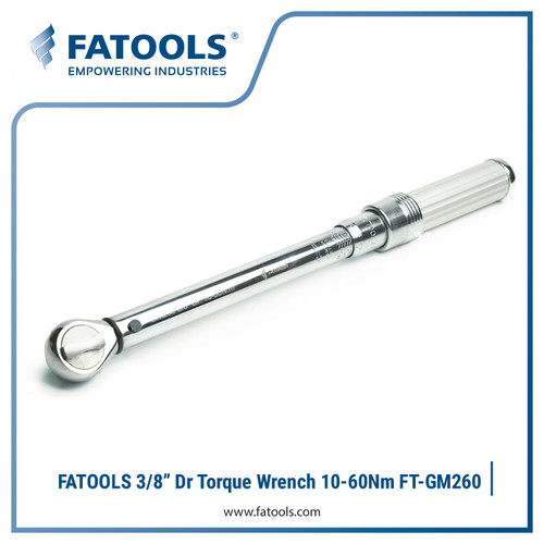 [EZM.0801522] FATOOLS 3/8" Dr Torque Wrench 10-60 Nm Kunci Momen Torsi FT-GM2060