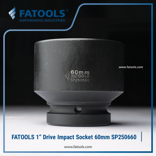 [EZM.0801570] FATOOLS SP250660 - 1" IMPACT SOCKET 6PT SIZE 60