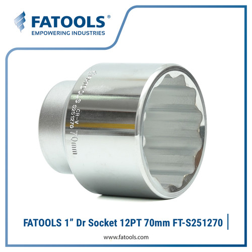 [EZM.0801601] FATOOLS S251270 - 1" SOCKET 12PT SIZE 70