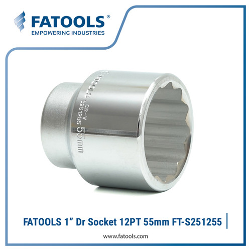 [EZM.0801604] FATOOLS S251255 - 1" SOCKET 12PT SIZE 55