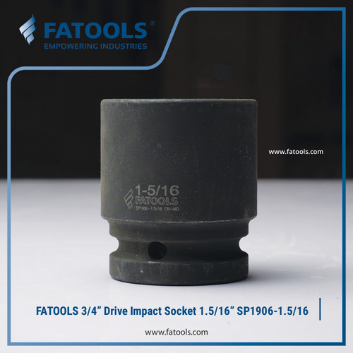 [EZM.0801634] FATOOLS 3/4" IMPACT SOCKET 1.5/16" 6PT IMPERIAL SOCK SP1906-1.5/16