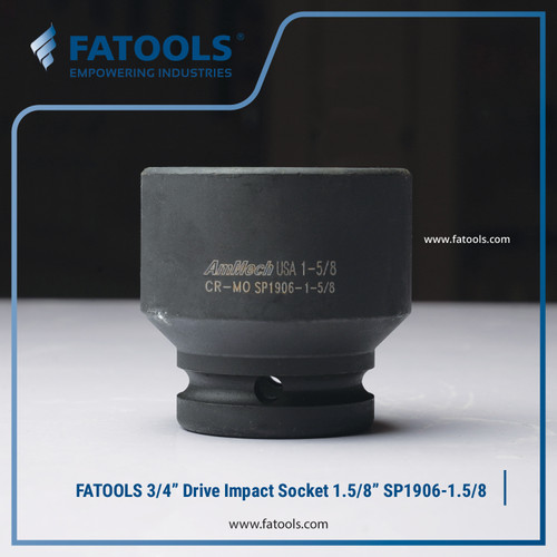 [EZM.0801630] FATOOLS 3/4" Dr IMPACT SOCKET 1.5/8" 6PT IMPERIAL SP1906-1.5/8 SOCK