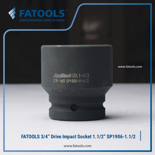 [EZM.0801631] FATOOLS S1906-1.1/2 - 3/4" IMPACT SOCKET 6PT IMPERIAL SIZE 1.1/2"