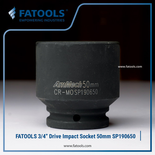 [EZM.0801644] FATOOLS 3/4" IMPACT SOCKET 50mm 6PT Kunci Sock SP190650