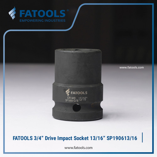 [EZM.0801642] FATOOLS 3/4" IMPACT SOCKET 13/16" IMPERIAL Kunci Sock SP1906-13/16