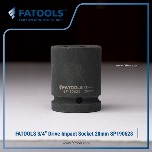 [EZM.0801653] FATOOLS 3/4" IMPACT SOCKET 28mm 6PT SP190628
