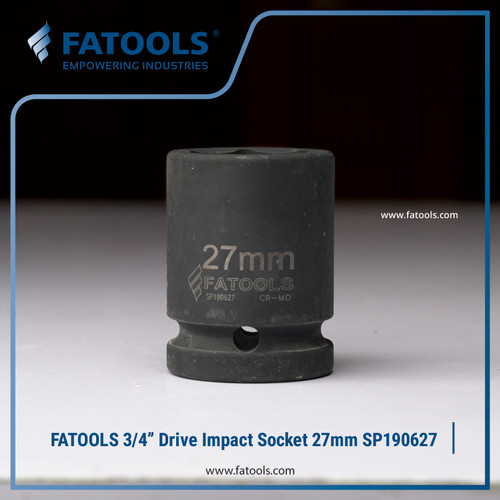 [EZM.0801654] FATOOLS 3/4" IMPACT SOCKET 27mm 6PT Kunci Sock SP190627