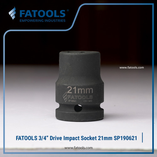 [EZM.0801658] FATOOLS 3/4" DR IMPACT SOCKET 21mm 6PT Kunci Sock SP190621