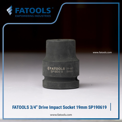 [EZM.0801659] FATOOLS 3/4" Dr IMPACT SOCKET 19mm 6PT Kunci Sock SP190619