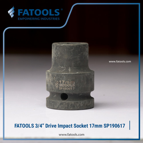 [EZM.0801660] FATOOLS 3/4" IMPACT SOCKET 17mm 6PT Kunci Sock SP190617
