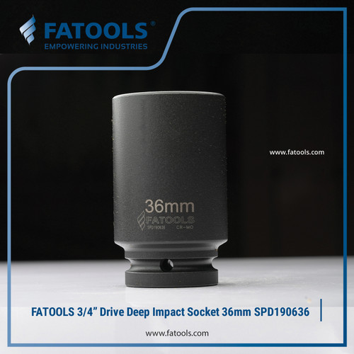 [EZM.0801665] FATOOLS SPD190636 - 3/4" DEEP IMPACT SOCKET SIZE 36