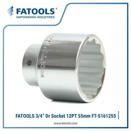 [EZM.0801690] FATOOLS 12PT S161255 - 3/4" SOCKET 6PT 12PT SIZE 55