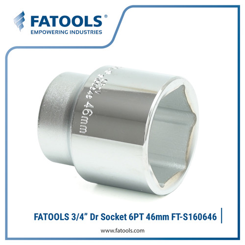 [EZM.0801693] FATOOLS 3/4" Dr Socket 46mm 6PT Metric S160646