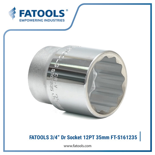 [EZM.0801698] FATOOLS 12PT S161235 6PT S160635 - 3/4" SOCKET 6PT 12PT SIZE 35