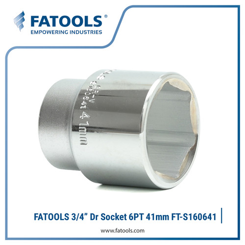 [EZM.0801695] FATOOLS S160641 3/4" Dr Socket 41mm 6PT Metric Kunci Sock Mili