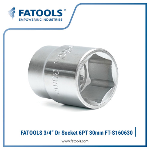 [EZM.0801702] FATOOLS 3/4" Dr Socket 30mm 6PT Metric S160630