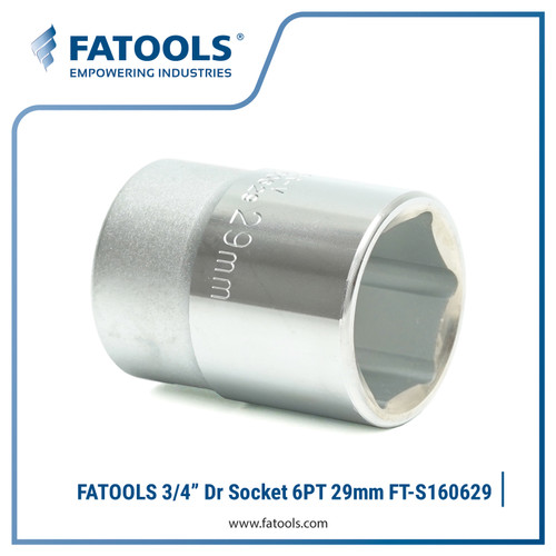[EZM.0801703] FATOOLS 3/4" Dr Socket 29mm 6PT Metric S160629
