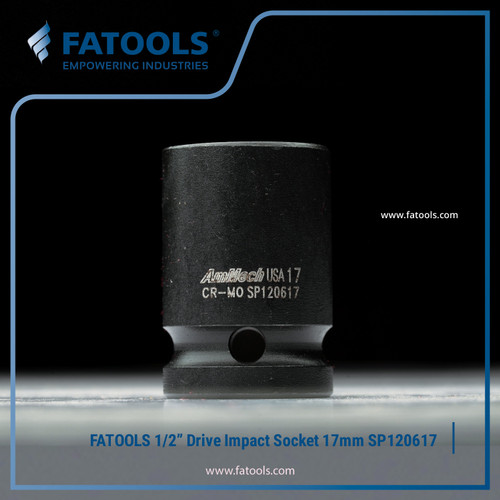 [EZM.0801725] FATOOLS 1/2" Dr Impact Socket 17mm SP120617 Mata Kunci Sock