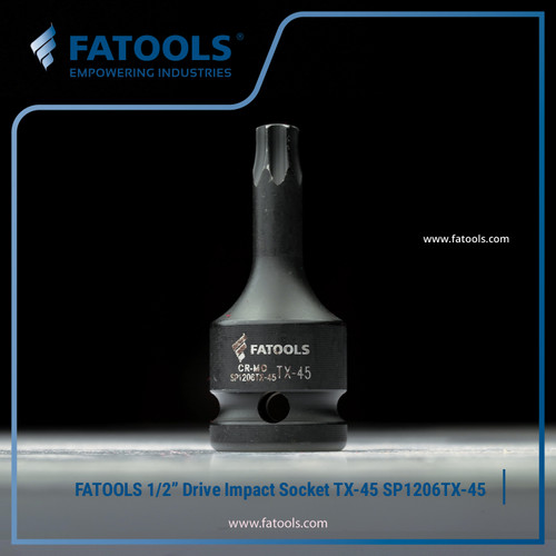 [EZM.0801731] FATOOLS SP1206TX-45 1/2" Dr Impact Socket Torx Bit TX-45 Kunci Bintang