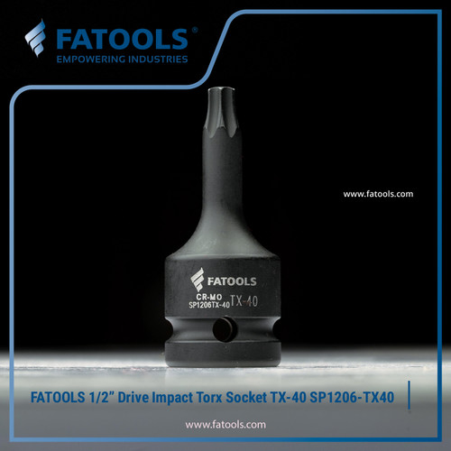 [EZM.0801732] FATOOLS SP1206TX-40 1/2" Dr Impact Socket Torx Bit TX-40 Kunci Bintang