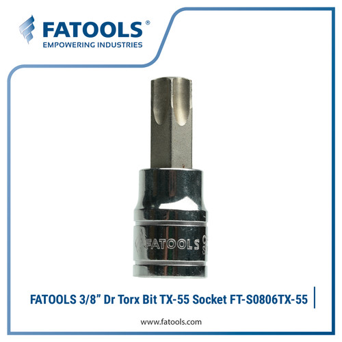 [EZM.0801837] FATOOLS S0806TX-55 - 3/8" SOCKET TORX BIT SIZE TX-55