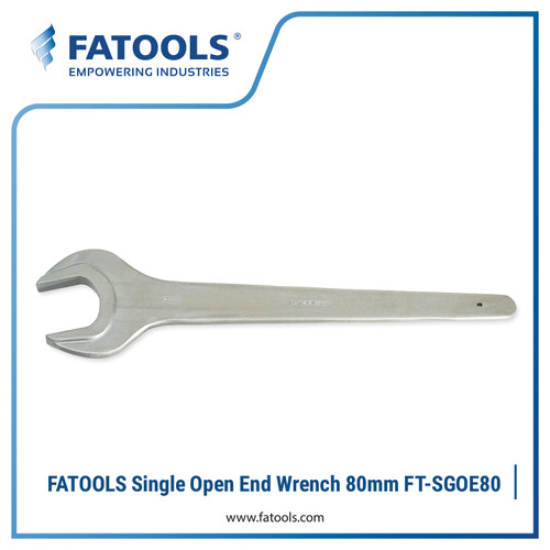 [EZM.0801998] FATOOLS FT-SGOE80 Single Open End Wrench 80mm Kunci Pas DIN 894