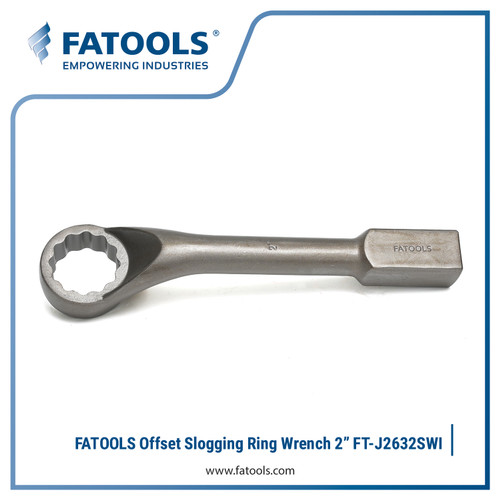 [EZM.0802050] FATOOLS J2632SWI Offset Slogging Ring Wrench 2" Imperial Ring Pukul