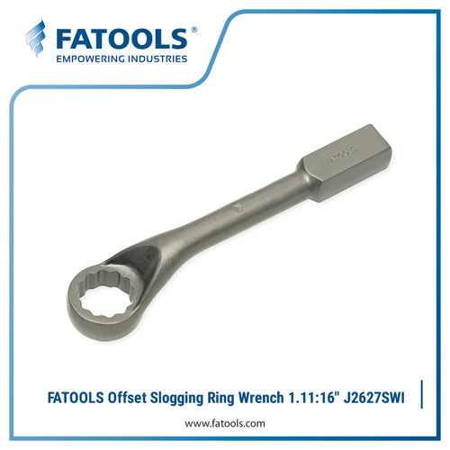 [EZM.0802055] FATOOLS J2627SWI Offest Slogging RIng Wrench 1.11/16" Pukul Sendok