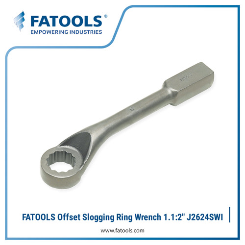 [EZM.0802058] FATOOLS J2624SWI Offset Slogging Ring Wrench 1.1/2" Ring Pukul Sendok