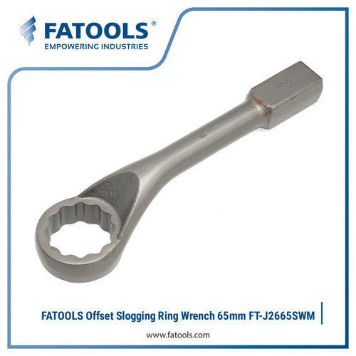 [EZM.0802070] FATOOLS J2665SWM Offset Slogging Ring Wrench 65mm Ring Pukul Sendok