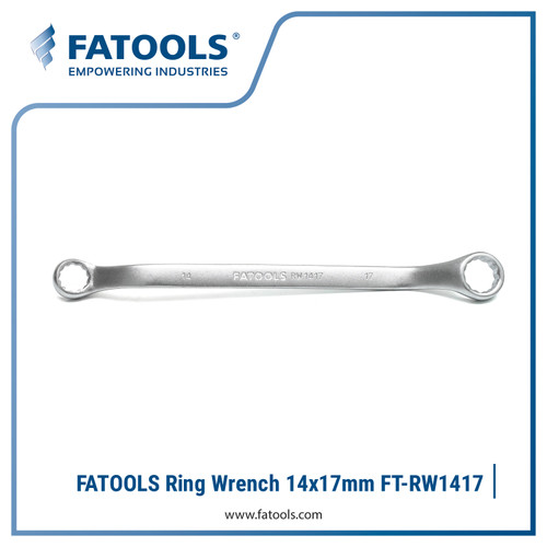 [EZM.0802187] FATOOLS RW1417 Ring Wrench 14x17mm Kunci Ring Forged CrV Sock Baut