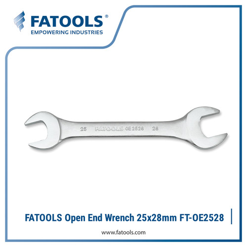 [EZM.0802214] FATOOLS OE2528 Double Open End Wrench 25mm x 28mm Kunci Pas Vanadium