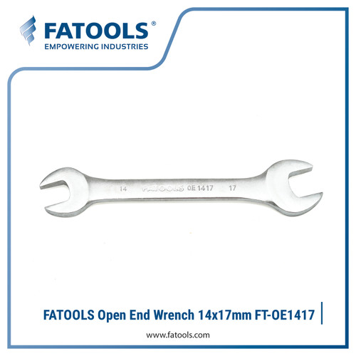 [EZM.0802225] FATOOLS OE1417 Double Open End Wrench 14x17mm Kunci Pas Spanner