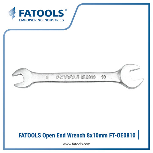 [EZM.0802232] FATOOLS OE0810 Double Open End Wrench 8x10mm Kunci Pas CrV Forged