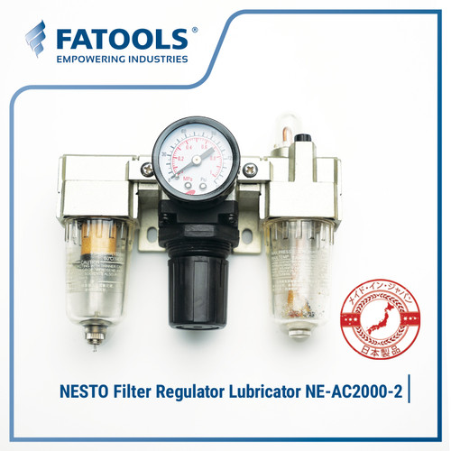 [EZM.0802344] FATOOLS NE-AC2000-02 - AIR CONTROL UNIT Regulator Lubricator Filter