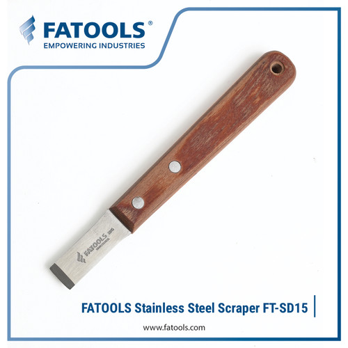 [EZM.0802440] FATOOLS SD15 - SS GASKET SCRAPER SIZE 15X180
