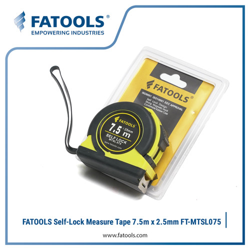 [EZM.0802491] FATOOLS MTSL075 - SELF LOCK TAPE MEASURE SIZE 7,5X25