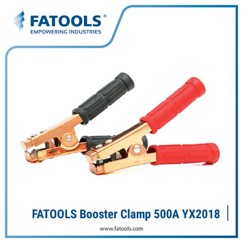 [EZM.0802527] FATOOLS YX2018 Booster Cable Clamp CAP. 500A Charger Aki Jumper