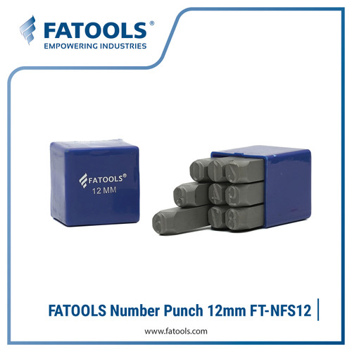 [EZM.0802659] FATOOLS NFS12 Number Punch Stamp 12mm Alat Ketok Angka Nomor