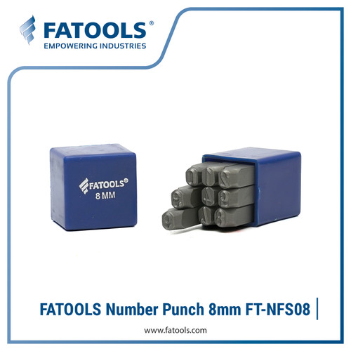 [EZM.0802657] FATOOLS NFS08 Number Stamp Punch 8mm Alat Ketok Nomor Angka