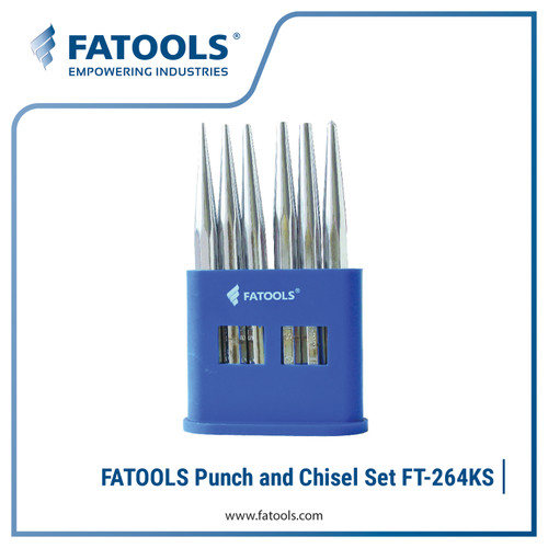 [EZM.0802674] FATOOLS 264KS - PUNCH AND CHISEL SET 6 PCS
