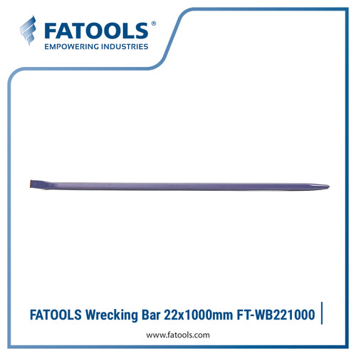 [EZM.0802677] FATOOLS WB221000 Wrecking Bar 22X1000mm Linggis Pencabut Paku