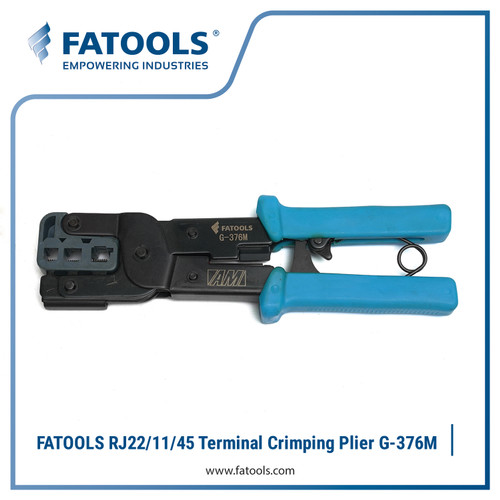 [EZM.0802724] FATOOLS G-376M Terminal Crimping Plier Tang RJ22 /11/45 3in1