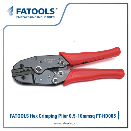 [EZM.0802726] FATOOLS HD005 - HEX CRIMPING PLIER MMSQ Q.5-10