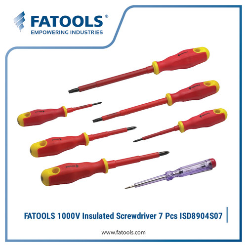[EZM.0802805] FATOOLS ISD8904S07 - 1000V 7PCS SCREWDRIVER SET