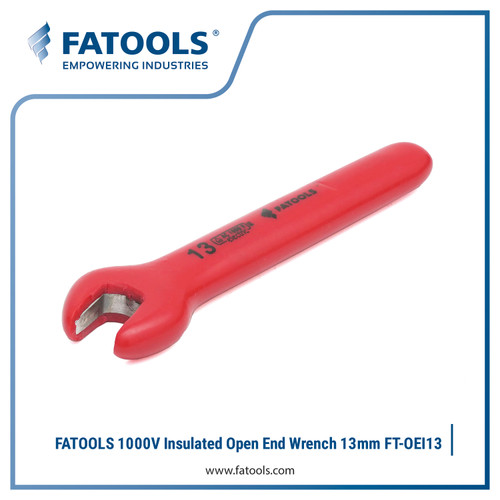 [EZM.0802883] FATOOLS OEI13 1000V Open End Wrench 13mm Kunci Pas PLN Listrik Isolasi