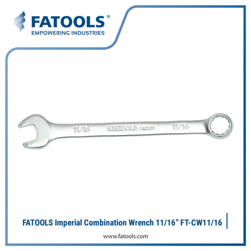 [EZM.0802903] FATOOLS CW11/16 Inch Combination Wrench 11/16 Inci Kunci Ring Pas